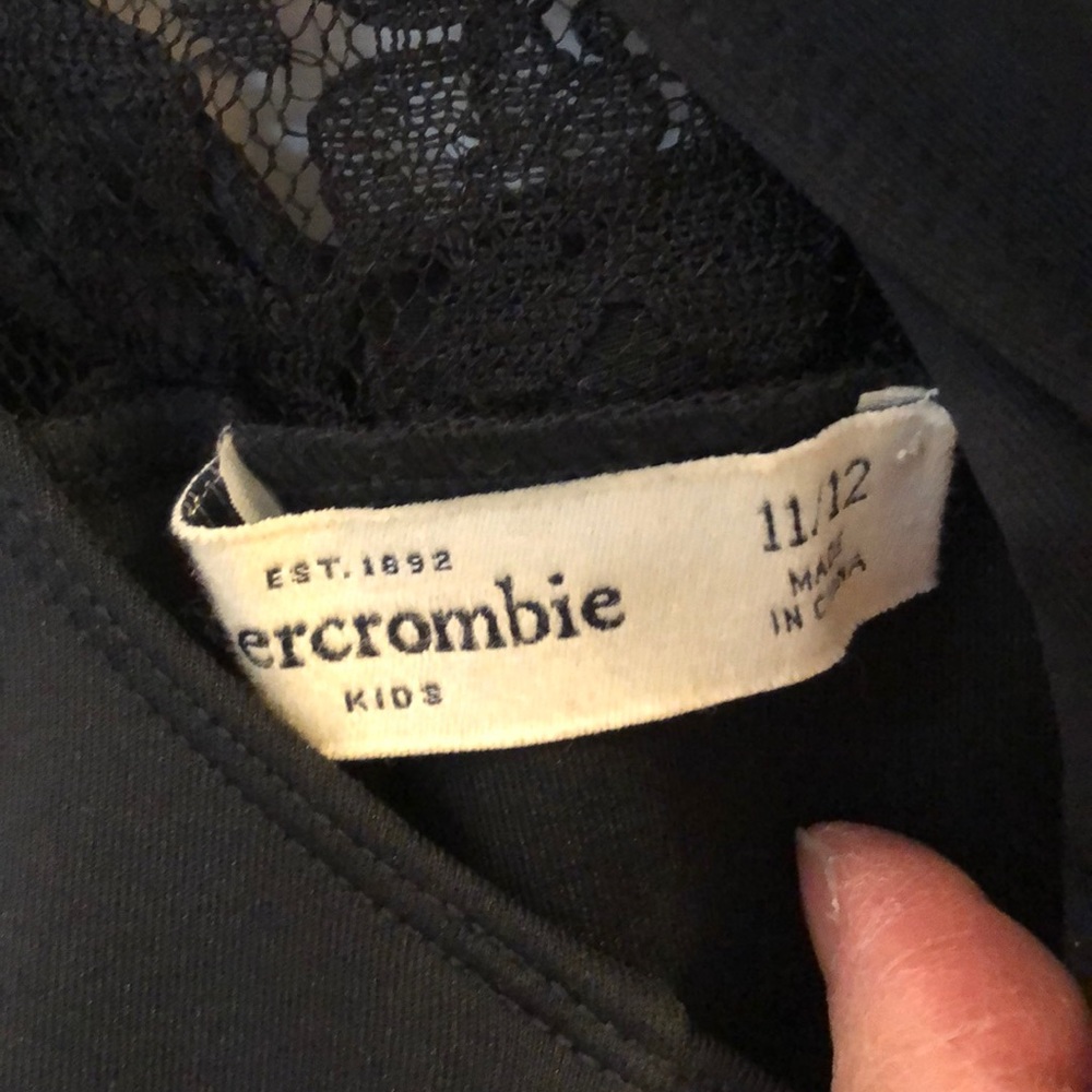 abercrombie girl’s dress navy with lace - Picture 5 of 5